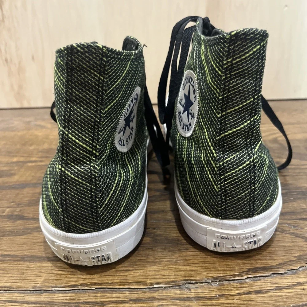 Converse Chuck Taylor II Shoes Mens 9.5, Womens 11.5 Green High Top Sneakers - Picture 6 of 8